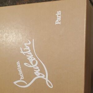 Christian Louboutin Gold Sparkle Pumps